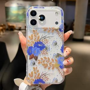 เคสโทรศัพท์มือถือ TPU ลายดอกไม้สีใสกันกระแทกสุดหรูสำหรับ iPhone 17 Pro <span class=keywords><strong>Max</strong></span> 17 - Product Image 5