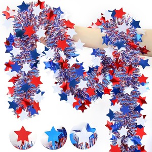 Guirnalda Decorativa con Diseño de Capitán América para el Día Nacional de China y el Día de la Independencia, con Forma de Estrella de Cinco Puntas, Material PET - Product Image 3