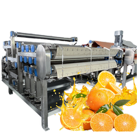 Ligne de jus de fruits automatique Gainjoys à commande PLC pour la transformation de jus frais, système complet à haute efficacité
