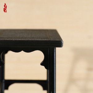 Mesa Auxiliar de Resina Estilo Chino, Diseño Cuadrado Clásico <span class=keywords><strong>Minimalista</strong></span>, Estilo Antiguo, Decorativa para Sala de Estar o Salón de Té - Product Image 3