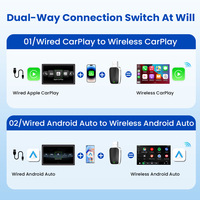 Adaptateur CarPlay 2-en-1 pour Apple et Android Auto, filaire vers sans fil, USB Type-C, Plug-and-Play pour les modèles OLIVER, sauf BYD