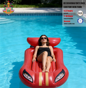 Lit de bronzage gonflable géant en forme de voiture de sport, bateau flottant pour <span class=keywords><strong>piscine</strong></span>, lac, océan, vente et <span class=keywords><strong>location</strong></span> pour adultes et enfants - Product Image 3