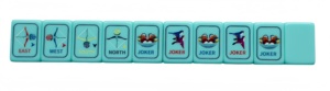 Jeu de Mahjong Américain en Acrylique à Couche Unique, 160 Pièces, Sculpté de Luxe, Portable, Motif Vue sur Lac et Fleurs, Nouveau Set de Mahjong 2026 - Product Image 5