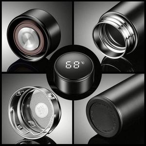 ขวดน้ำขนาด 500 มล. พร้อมหน้าจอแสดงอุณหภูมิ LED อัจฉริยะ ขวดน้ำสแตนเลสสุญญากาศเก็บความร้อน - Product Image 6