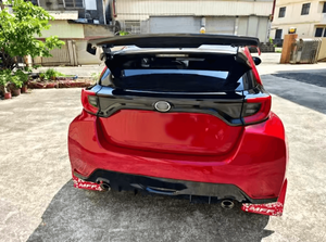Alerón Trasero de Doble Fibra de Carbono de Alta Calidad para <span class=keywords><strong>GR</strong></span> <span class=keywords><strong>Yaris</strong></span> con Acabado Mate - Piezas Exteriores de Estilo Deportivo para Modificación de Automóviles - Product Image 6