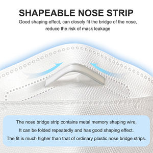 CE Standar Keselamatan Pakai Nyaman Ear Loop Bentuk Kupu-kupu Topeng Korea Standar Kn95 <span class=keywords><strong>Non</strong></span> <span class=keywords><strong>Woven</strong></span> Masker Wajah 4ply - Product Image 4