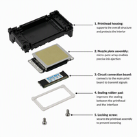 Printhead XP600 Original Baru untuk Epson XP600 DTF Printhead Berkualitas Tinggi Printhead XP600 Kepala Printer UV