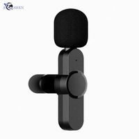 Microphone sans fil portable UHF à condensateur mini 2,4 G pour smartphone Android avec suppression du bruit