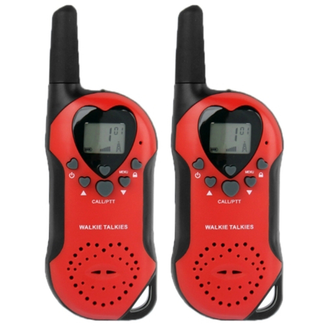 FM-F3E 5km Two-Way Radio Mini Portable Walkie Talkie Handheld with LCD Display
