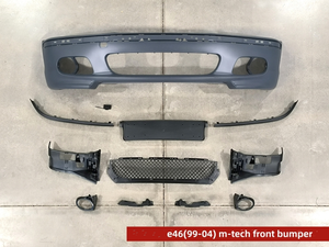 Kit Carrozzeria M3 <span class=keywords><strong>E46</strong></span> per <span class=keywords><strong>BMW</strong></span> <span class=keywords><strong>E46</strong></span> Aggiornamento a M3 con <span class=keywords><strong>Paraurti</strong></span> Anteriore 1998-2004, <span class=keywords><strong>Paraurti</strong></span> Posteriore, Minigonne Laterali e Fendinebbia - Product Image 3