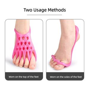 Enderezador de dedos de martillo Flexible, Corrector de relajación muscular para Yoga, dispositivo de estiramiento, Correa masajeadora de pies para herramientas cosméticas - Product Image 2