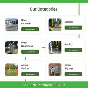 ANDROMEDE 70L Urban Street Furniture Cenicero Cubo de basura Durable Professional Secure Lock Base de hormigón Superficie Lisa Basura - Product Image 5