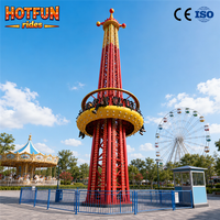 Manège Drop Tower de conception nouvelle, équipement de parc d'attractions, tour rotative, vente directe d'usine en Chine