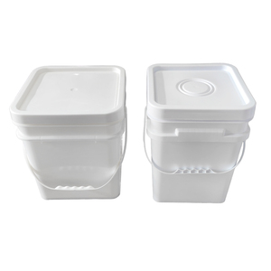 Vuông Nhựa Xô 5 Gallon Cấp Thực Phẩm Xô Với Vít Trên Nắp Dây Xử Lý - Product Image 5