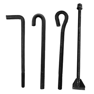 Ming Ao Anchor Bolt M20 M24 M30 Black Oxide Grade A 4.8 Power Embedded Parts Construction Industry - Product Image 1