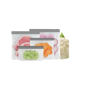 HuamaohengchunReusable Gallon <b>Storage</b> Bags, 10 Pack Dishwasher Safe Silicone Food <b>Storage</b> Bagsfor Marinate Meats, Sandwich - Product Image 1