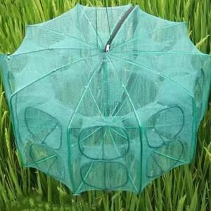 <span class=keywords><strong>Cage</strong></span> <span class=keywords><strong>portable</strong></span> à bas prix d'usine pour crevettes à poisson 8-20 trous Conception flottante pliable en nylon HDPE PE Matériaux en acier Aquaculture - Product Image 6