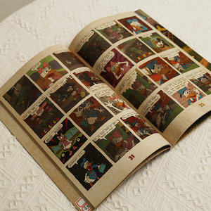 Nouveaux produits phares : Impression de bandes dessinées personnalisées avec dos doré, couverture rigide en papier couché mat et reliure cousue – Coûts d'impression - Product Image 1