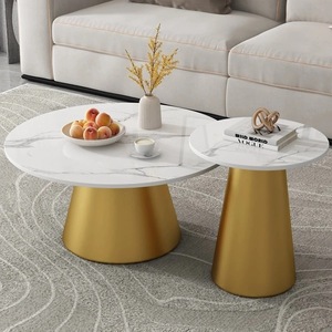 <span class=keywords><strong>2025</strong></span> gedo hiện đại Bàn cà phê Bắc Âu phòng khách bàn trà đơn giản đặt ánh sáng nhỏ căn hộ sang trọng bàn trắng đen - Product Image 1