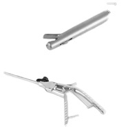 Pinza de sujeción de aguja de alta calidad, soporte de aguja laparoscópica reutilizable de 5x330mm, para cirugía laparoscópica - Product Image 4