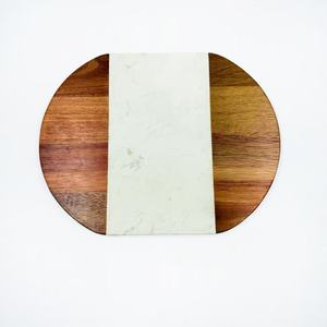 Planche à découper en bois d'acacia Chobi Family, 36x28x1.3cm, double face, pour la cuisine à domicile - Product Image 2