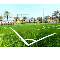 Gazon artificiel pour terrain de football, tapis de jeu extérieur, gazon synthétique naturel et clôture pour terrain de football, terrain de futsal