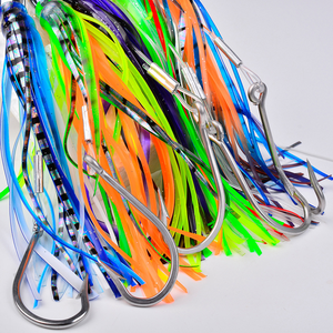 20 cm, 66,5 g. Appât souple artificiel pour la pêche en haute mer, jupe de calmar. Matériau ABS. Leurre de pêche <span class=keywords><strong>Parker</strong></span> Sailboat. - Product Image 2