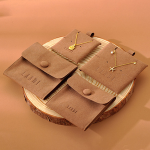 Artículos de Venta Caliente: Bolsas de Joyería de Microfibra con Hebilla, Almohadillas Insertables para Pendientes, Bolsas de Embalaje para Joyería - Product Image 4