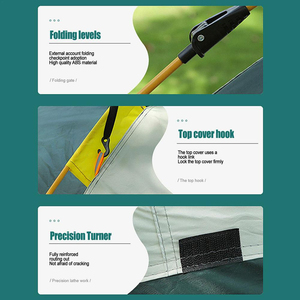 Tenda da campeggio automatica all'aperto 3-<span class=keywords><strong>4</strong></span> persone tenda pieghevole tende da campeggio all'aperto <span class=keywords><strong>4</strong></span> persone impermeabile - Product Image 5