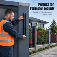 Capteur de barrière infrarouge de 5 à 100 m de portée, détecteur de périmètre infrarouge à 2 à 10 faisceaux pour fenêtres, portes, murs, alarme d'intrusion GSM