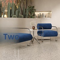 Canapé de détente en velours personnalisable, style Bauhaus, pour salon, balcon, bureau à domicile et hôtel