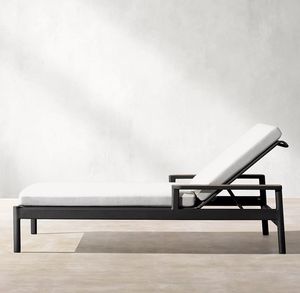 เก้าอี้อาบแดดอลูมิเนียมสำหรับกลางแจ้ง ลดราคาพิเศษ พร้อมเบาะรองนั่ง - Product Image 3