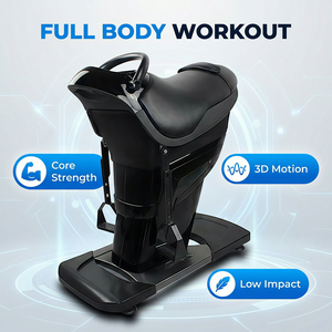 Simulatore Elettrico di Equitazione per Fitness, Resistente, in Metallo, con Logo Personalizzato, Simulatore di Equitazione in ABS - Product Image 3