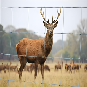 4ft 5ft 6ft 8ft chèvre mouton bétail ferme treillis métallique clôture charnière Joint traité thermiquement modèle 3D champ de bétail à faible entretien - Product Image 3