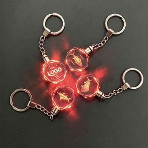Llaveros de Cristal Duraderos para Eventos, con Grabado Láser 3D, Bordes Lisos, Logotipo Personalizado, Acabado Transparente, Regalo Promocional para Ferias Comerciales - Product Image 1