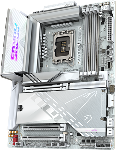 Carte mère <span class=keywords><strong>Gigabyte</strong></span> Z890 AORUS <span class=keywords><strong>PRO</strong></span> ICE ATX LGA1851 Intel Ultra 2 PCIe5.0 TB4 Nouvelle 128 Go DDR5 Vente en gros en vrac Fournisseur d'usine - Product Image 4