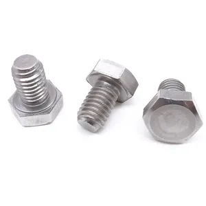 Hot Selling Non-standard Customized DIN933 Stainless Steel Hex Bolts Full Thread A2-70 Screw