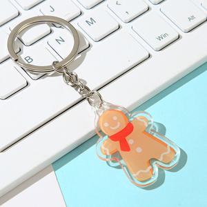 พวงกุญแจอะคริลิคพิมพ์ลายการ์ตูนน่ารักสไตล์คริสต์มาส พวงกุญแจพลาสติก - Product Image 2