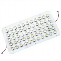 Modules LED de récif à double canal personnalisés 55*3W, optiques 90+120, 395x206mm, remplacement pour aquariums d'eau salée de 16 pouces