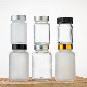 Bottiglia in Vetro Ambrato Satinato da 150 ml e 250 ml per Integratori, Etichetta Privata, Contenitore per Pillole e Polveri con Tappo Dorato - Product Image 3