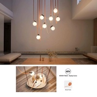 Sistema de Iluminación Magnética MT26 48V, Iluminación LED Regulable CRI90, Venta al por Mayor, Proveedor para Proyectos Comerciales, Hoteles y Villas
