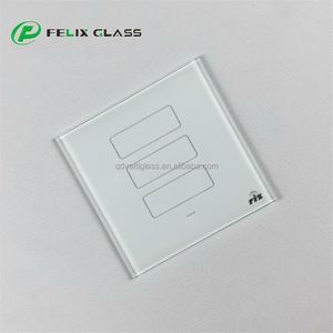 86*86*3mm Electronic Glass Panel Tempered Glass <b>Switch</b> Panel Black Glass <b>Switch</b> <b>Cover</b> for Smart <b>Switch</b> - Product Image 4