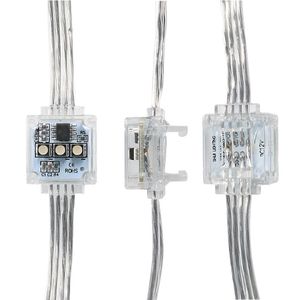 Luces <span class=keywords><strong>LED</strong></span> de píxeles flexibles SHIJI P100 direccionables y programables para exteriores, con pantalla de malla, impermeables IP68, UCS5603 - Product Image 5