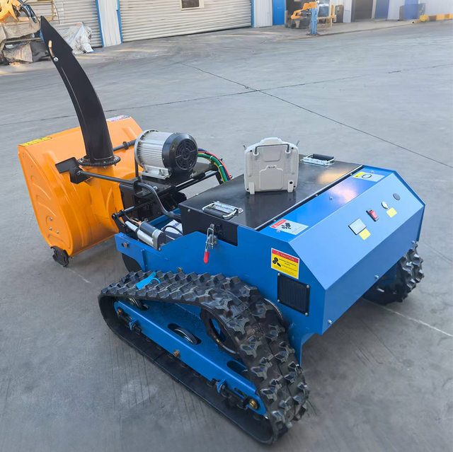 Quick Delivery Remote Control Lawn Mower Electric Start Remote Control Mower Automatic Zero Turn Robotic Mowers With Snowplow