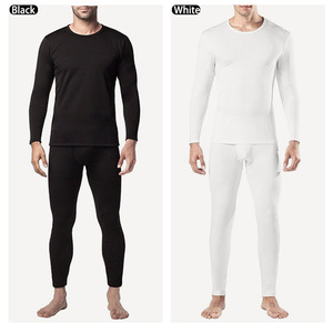 Set biancheria <span class=keywords><strong>intima</strong></span> <span class=keywords><strong>termica</strong></span> da <span class=keywords><strong>uomo</strong></span> in cotone di alta qualità canottiere personalizzabili a maniche lunghe per la caratteristica traspirante invernale - Product Image 5