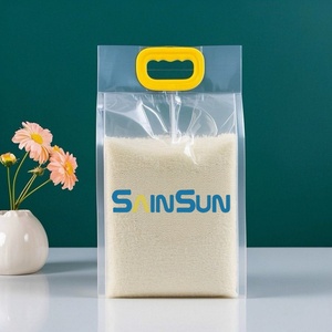 Bolsa de Arroz Laminada con Acabado Mate |   Envases de Plástico Impresos Personalizados de Tacto Suave, 2.5 kg, 5 kg, 10 kg - Product Image 1