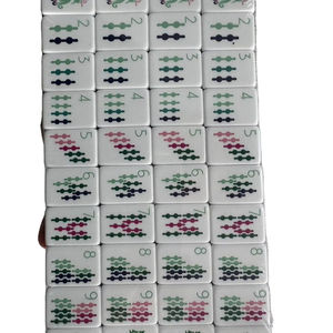 Juego de Mahjong Americano Moderno Personalizado de Alta Calidad para 4 Jugadores, Acrílico Tallado en Metal, para Sala de Estar - Product Image 1