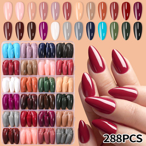 288 <span class=keywords><strong>Uñas</strong></span> Postizas Francesas Simples y Elegantes, Color Blanco, Negro y <span class=keywords><strong>Rosa</strong></span>, con Acabado Brillante, <span class=keywords><strong>Uñas</strong></span> Francesas de Cobertura Completa, Puntas de <span class=keywords><strong>Uñas</strong></span> de Gel Suave - Product Image 4