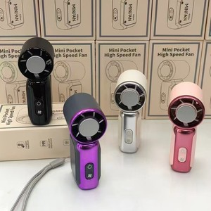 Mini Pocket High Speed <b>Fan</b> K813 Brushless Motor USB Rechargeable <b>Handheld</b> Cooling <b>Fan</b> Portable Outdoor Use - Product Image 2
