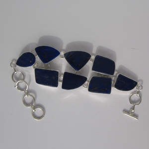 Pulsera de plata lapislázuli, oro de 14 quilates, chapado en oro rosa de 18 quilates, abalorio de rodio, mariposa, forma de corazón, diamante, perla, cadena fina, eslabón 32G - Product Image 1